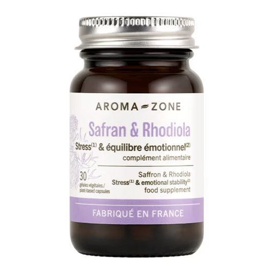 Safran & Rhodiola - 30 gélules - Complément alimentaire - Aroma zone