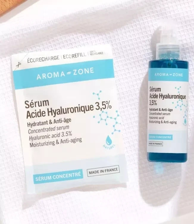 Aroma-zone Sérum concentré Acide hyaluronique 3,5% hydratation anti âge au choix
