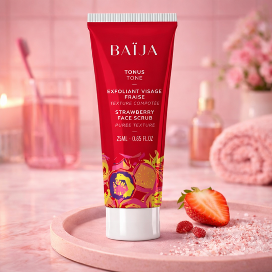 BAIJA tonus exfoliant gommage antioxydant visage aux pepins de fraises 25ml
