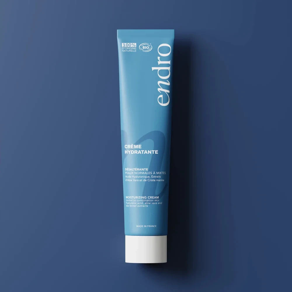 Crème visage bio hydratante hydratation intense Endro peau normale sèche 50ml