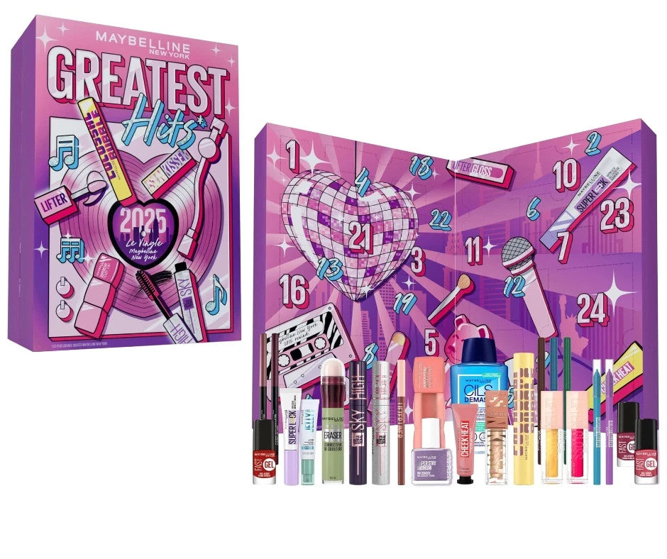 Calendrier de l’Avent Beauté 2025 MAYBELLINE Maquillage Femme 24 Surprises exclu