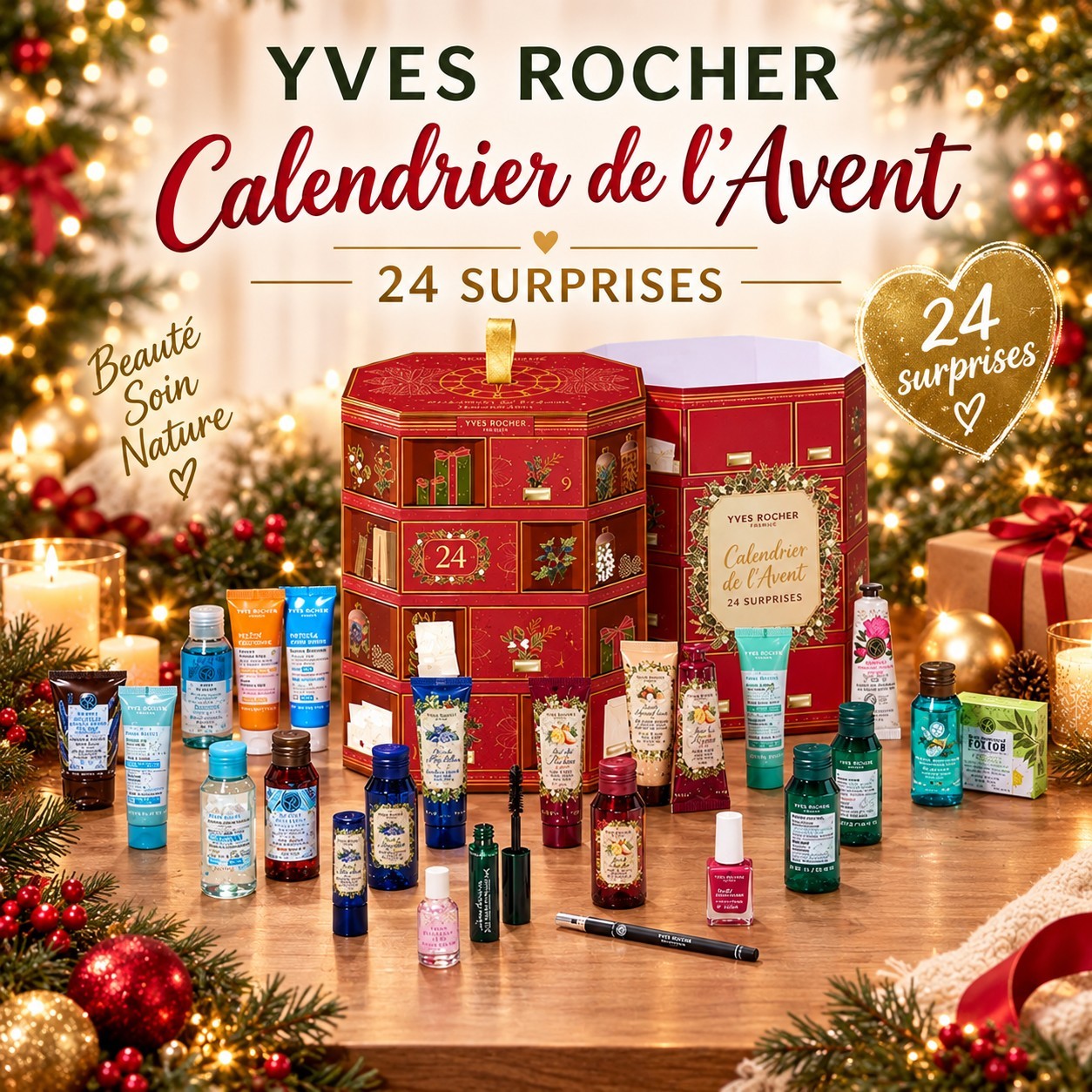 Calendrier de l'Avent Yves Rocher 2026  L'Atelier des Vœux Enchantés 24 Surprise