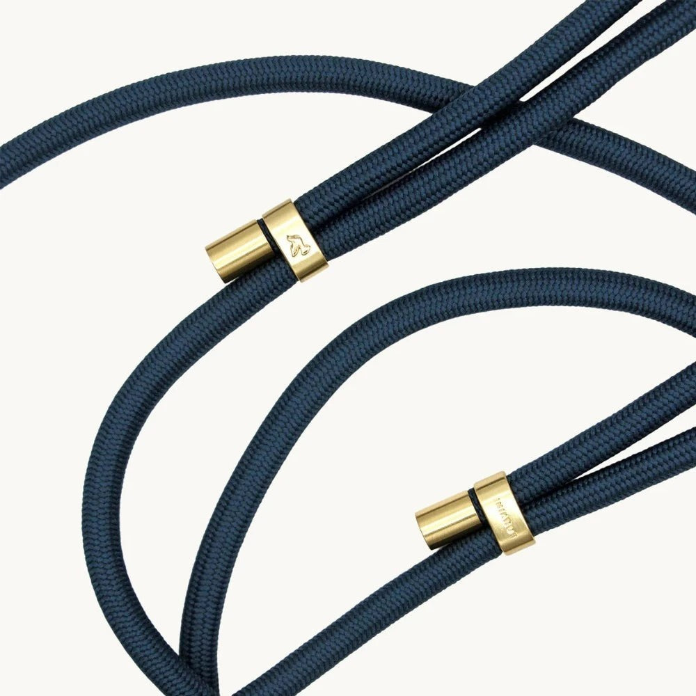 BigBen Bandoulière pour Téléphone Universelle Bleu Doré Adaptable Mixte Réglabl