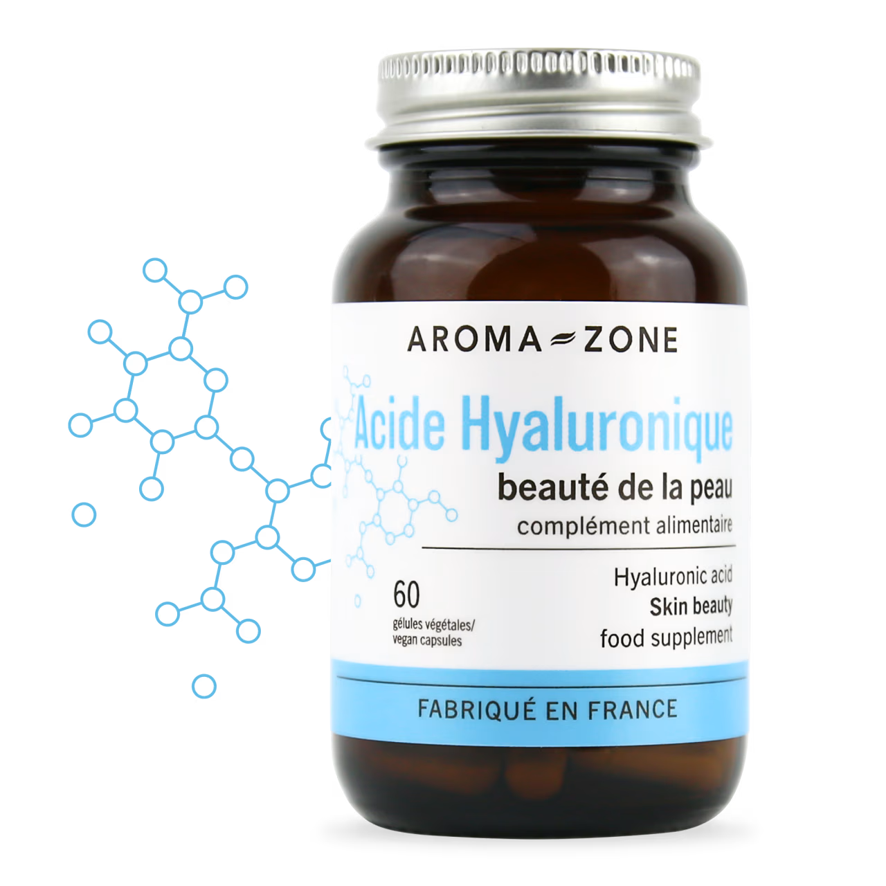 Aroma-zone acide hyaluronique et Collagène Sérum Crème et Complément Alimentaire