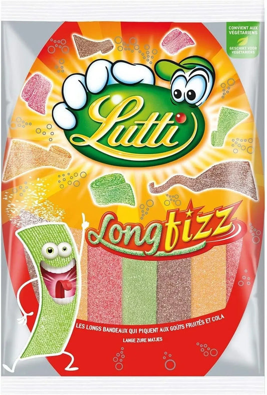 Lutti - LongFizz - Paquet de confiserie Bonbons 200g