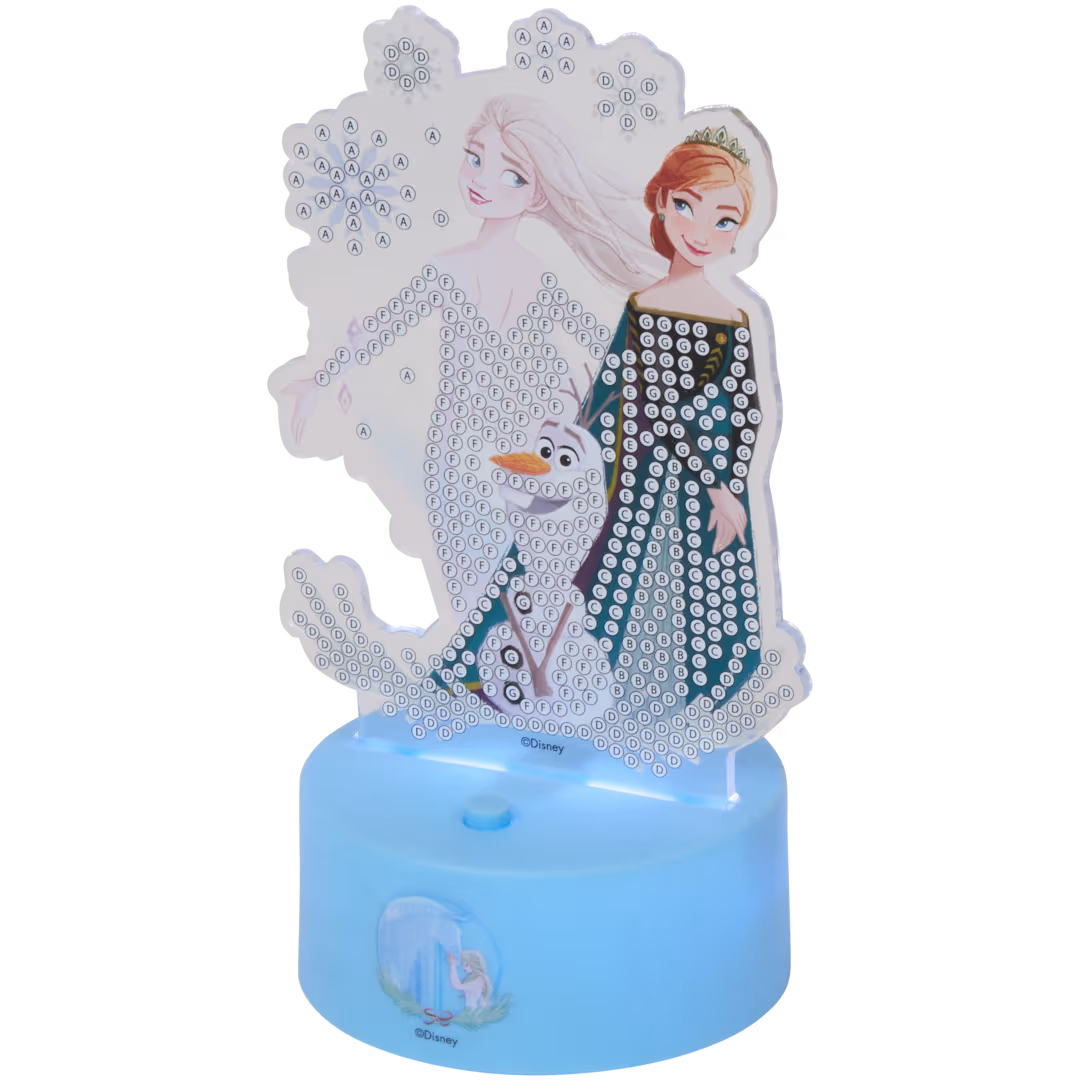 Kit créatif veilleuse La Reine des Neiges Disney Neuve À Piles Pour Enfant 