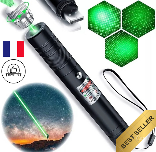 Pointeur Laser rechargeable présentateur ppt, adapté aux projecteurs camping été