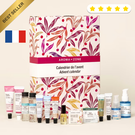 Calendrier de l’Avent 2025 Aroma Zone 24 Soins Beauté Naturelle français