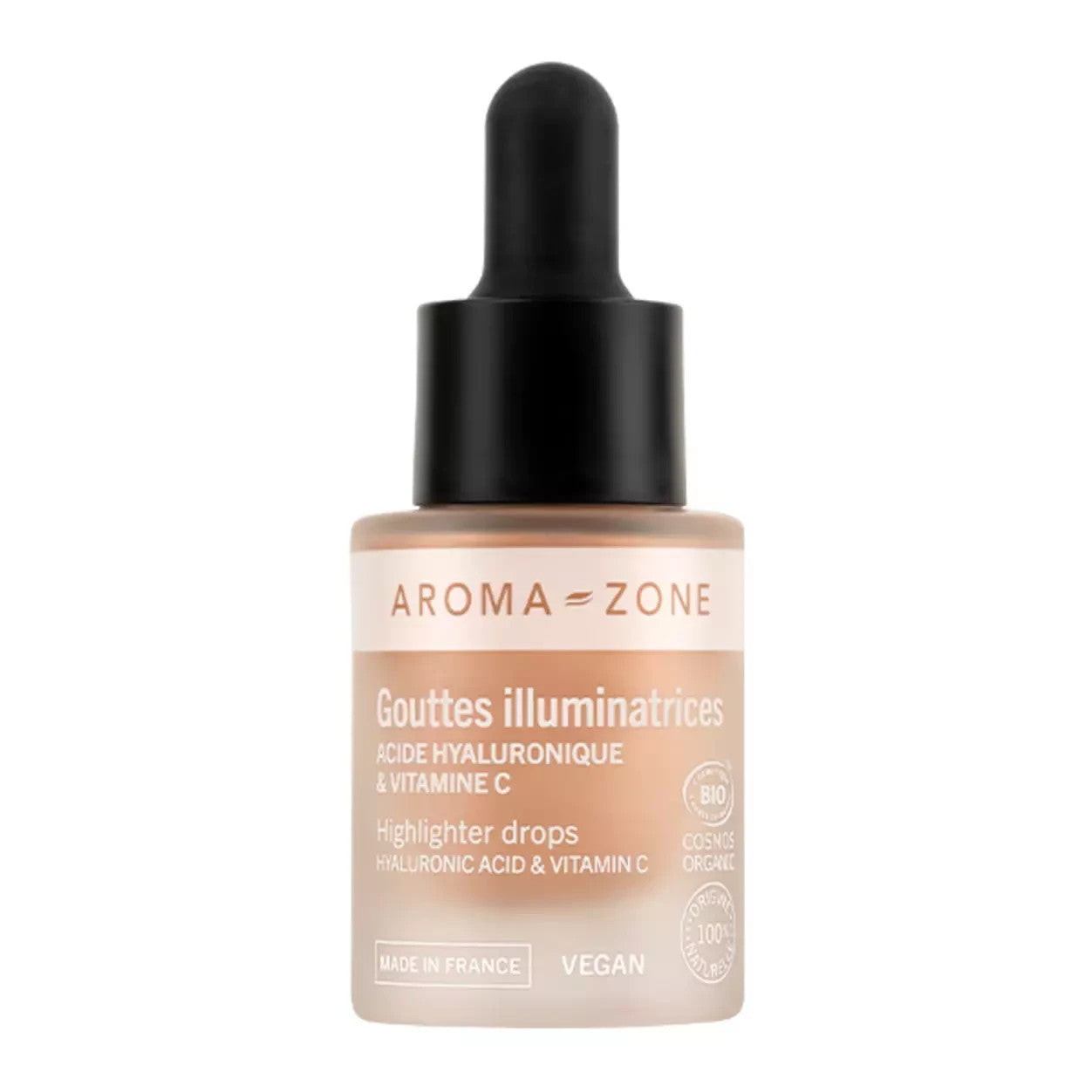 Aroma Zone Gouttes 100% Naturelle Illuminatrices Acide hyaluronique Vitamine C
