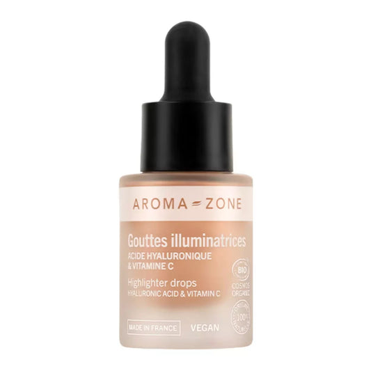 Aroma Zone Gouttes 100% Naturelle Illuminatrices Acide hyaluronique Vitamine C