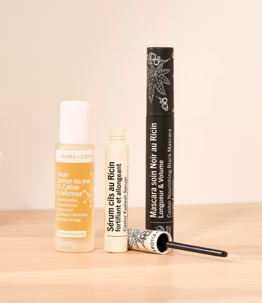 AROMA-ZONE routine regard intense lot de 3 produits sérum pousse cil, mascara