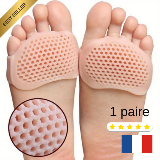 Coussinets Metatarsiens 1 paire Coussinets de pieds en gel silicone anti-douleur