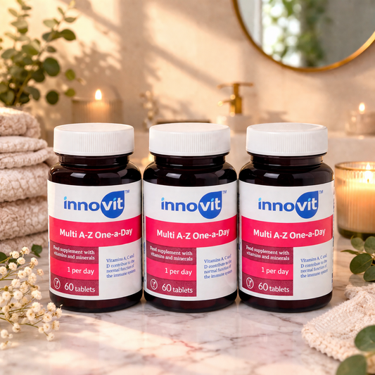 COMPLÉMENT ALIMENTAIRE INNOVIT MULTI A-Z ONE-A-DAY - 60 COMPRIMÉ VITAMINE LOT 3 