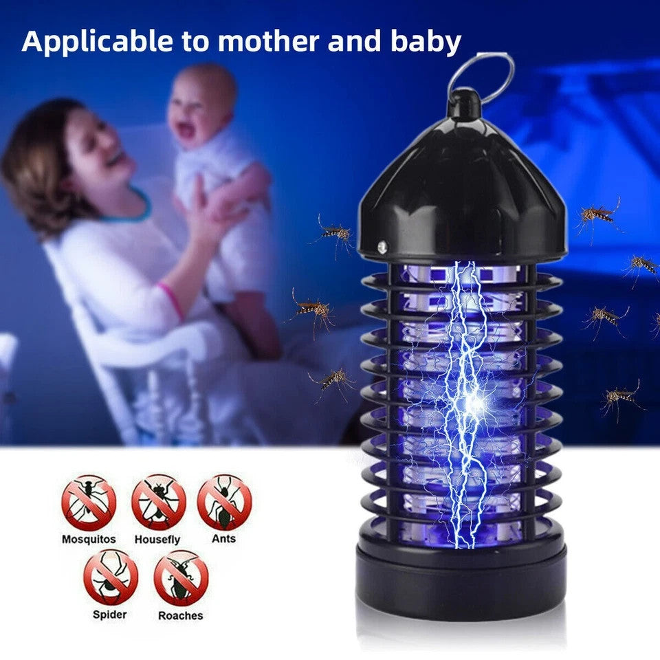 2 PACKS Electric LED Mosquito Killer Light Bug Fly Insect Pest Zapper Trap Lamp
