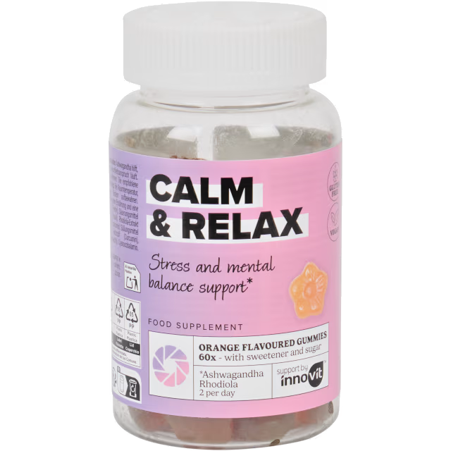 Innovit Gummies complément alimentaire calme et relax x60 à l'orange stress