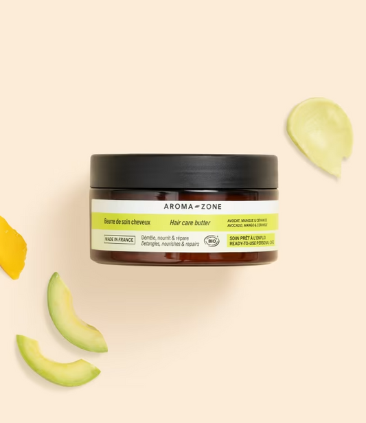 Beurre de soin cheveux - avocat mangue et céramide - réparateur, nourris, hydrat