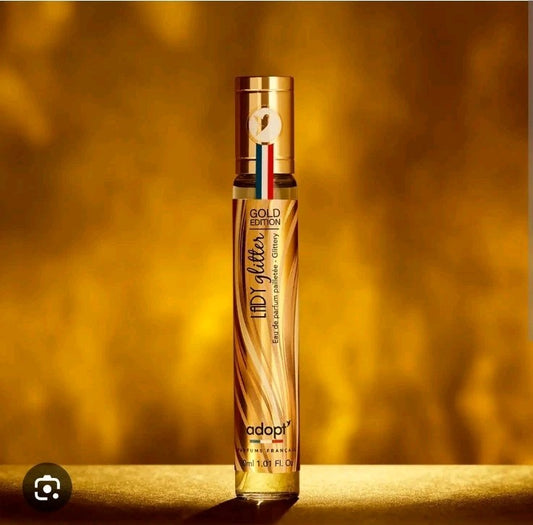 ADOPT Eau De Parfum lady glitter Gold 10 ml parfum femmes vaporisateur de poche
