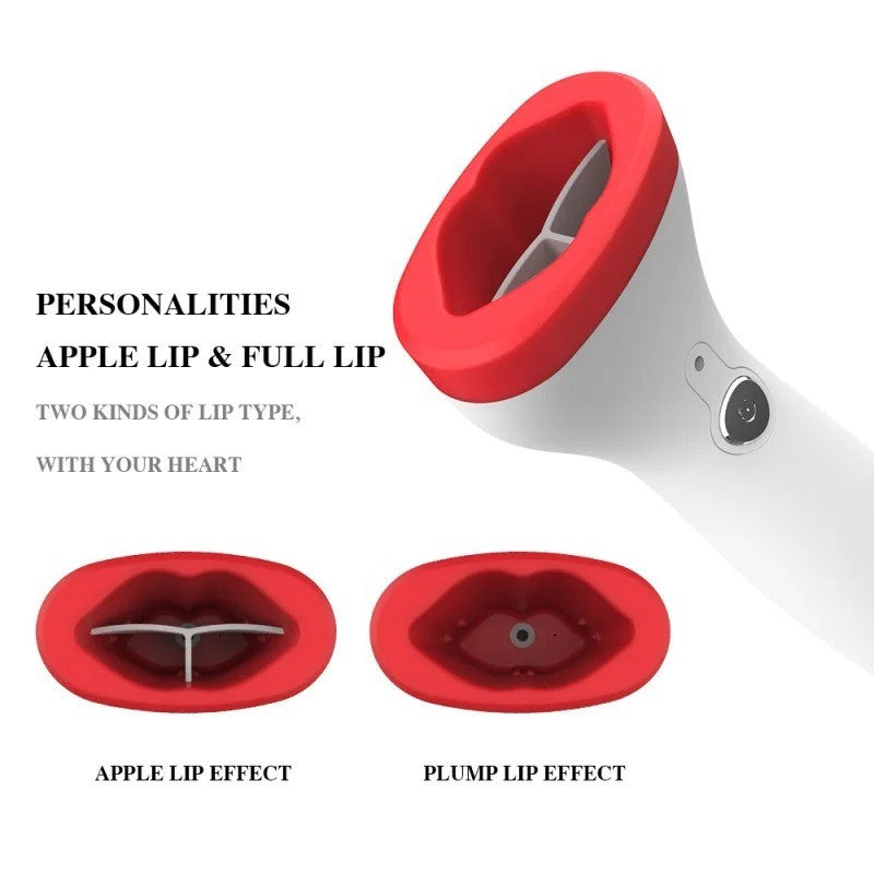 Portable Lip Plumper Massager for Fuller Lips Beauty Device USB Rechargeable