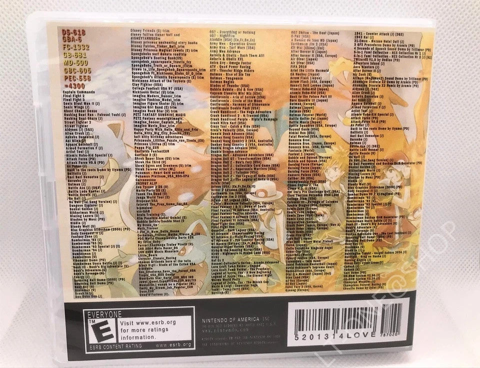 Cartouche de Jeu 4300 en 1 Multi Jeux pour Nintendo DS DSi Lite XL 2DS 3DS