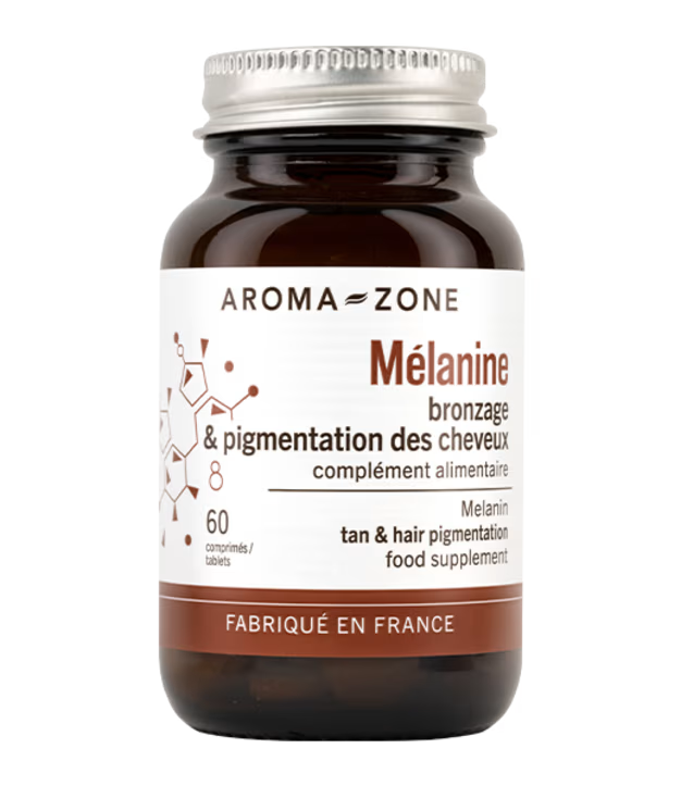 Aroma-Zone Mélanine 60 gélules Complément alimentaire bronzage et pigmentation