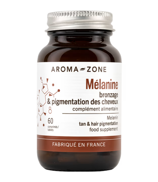 Aroma-Zone Mélanine 60 gélules Complément alimentaire bronzage et pigmentation