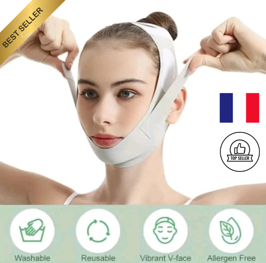 Gaine Anti Double Menton  | Masque Anti Double Menton | Lifting Mask Anti Age