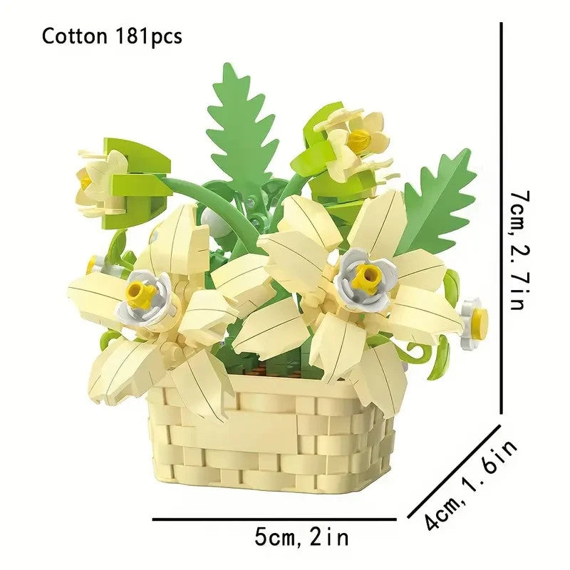 Jeux Assemblage Décoration Fleurs Mini, Jeux Adultes Et Enfant aléatoire x1