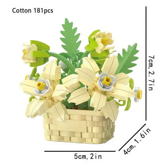 Jeux Assemblage Décoration Fleurs Mini, Jeux Adultes Et Enfant aléatoire x1