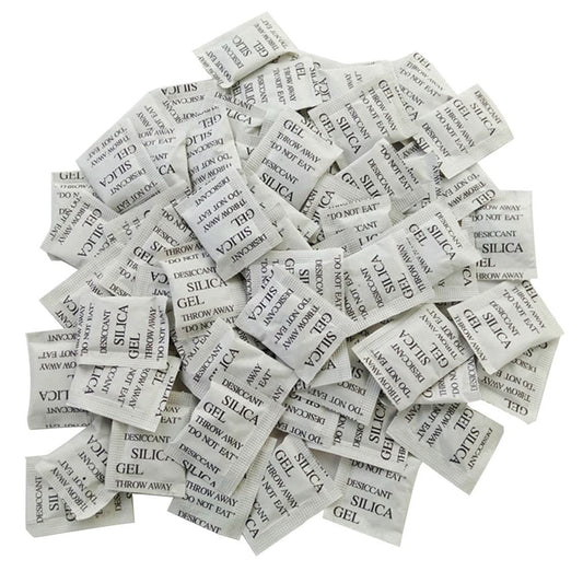 100 SACHETS GEL DE SILICE DESHYDRATANT ABSORBEUR D'HUMIDITE 100Gr