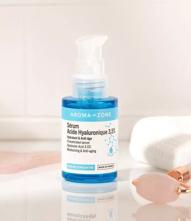 Sérum Acide Hyaluronique 3,5% Anti-âge, Anti-rides, fermeté, peau lisse et hydra