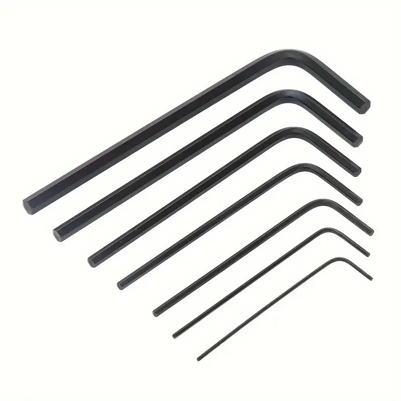 Jeu de 7 clés Allen / 0.7- 0.9 - 1.3 - 1.5 - 2 - 2.5 - 3 mm - Hexagonale / BTR