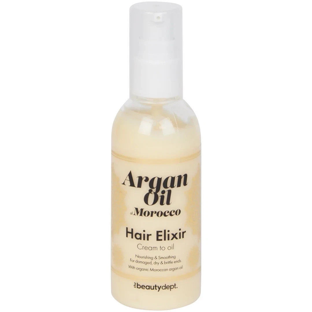 Élixir capillaire The Beauty Dept. Argan Oil 100ml pour cheveux abimés et sec