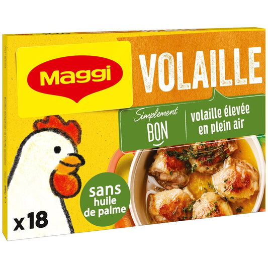 Bouillon Kub volaille MAGGI la boite de 18 cubes - 180g