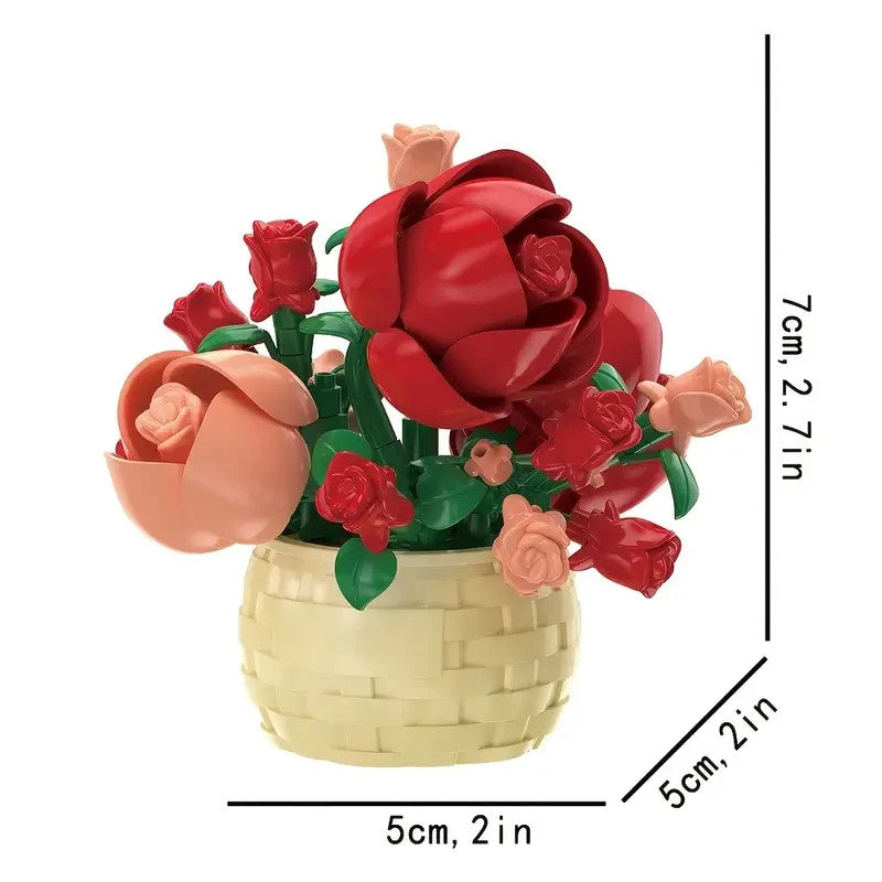 Jeux Assemblage Décoration Fleurs Mini, Jeux Adultes Et Enfant aléatoire x1