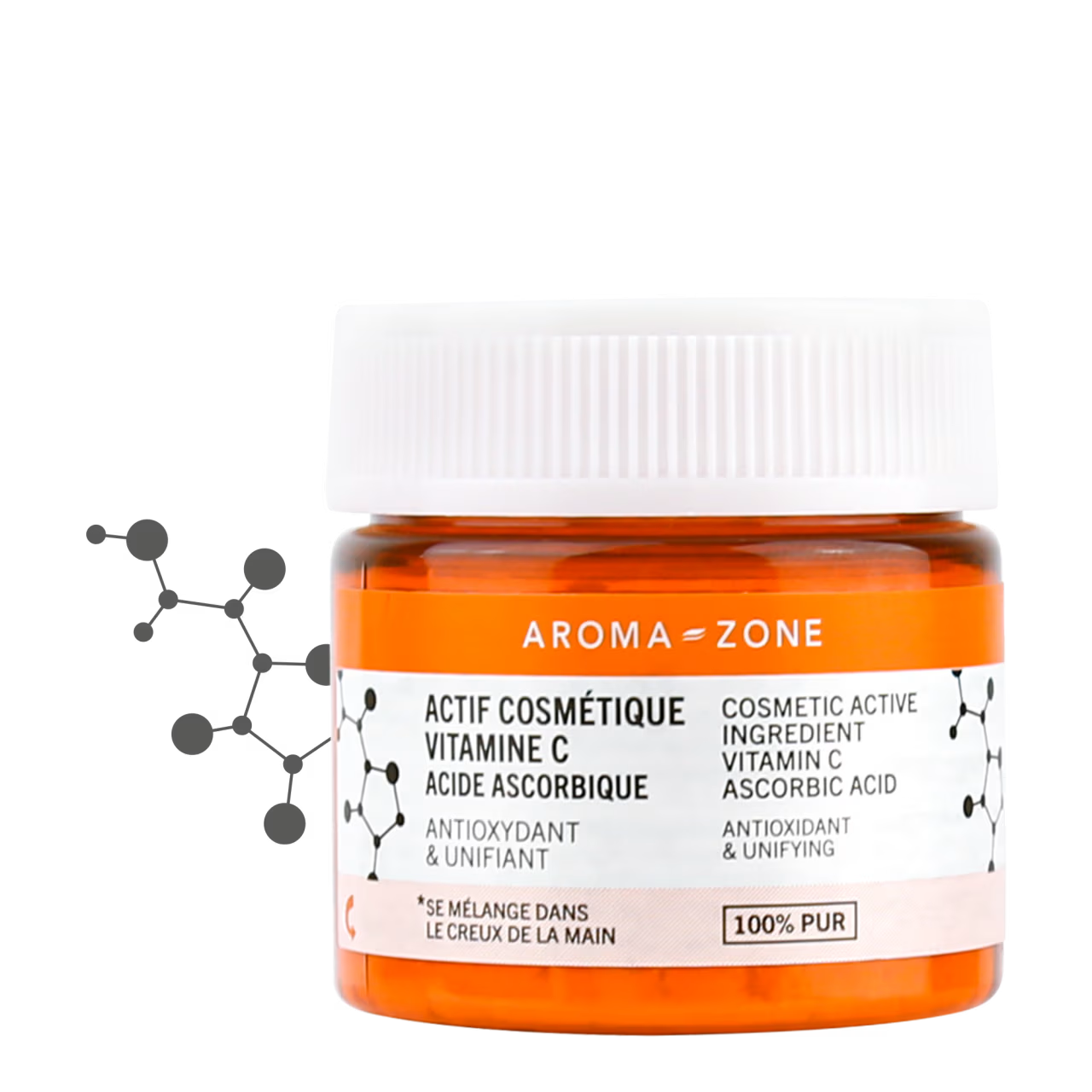 Aroma-zone Actif Vitamine C éclat du teint et blanchissant, teint terne 20g