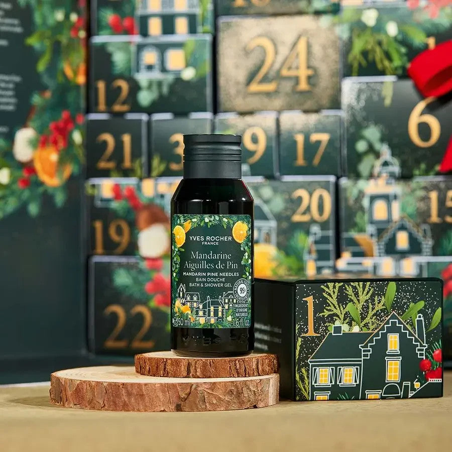 NEUF YVES ROCHER CALENDRIER DE L’AVENT 2025 A TIROIRS / 24 PRODUITS DE BEAUTE