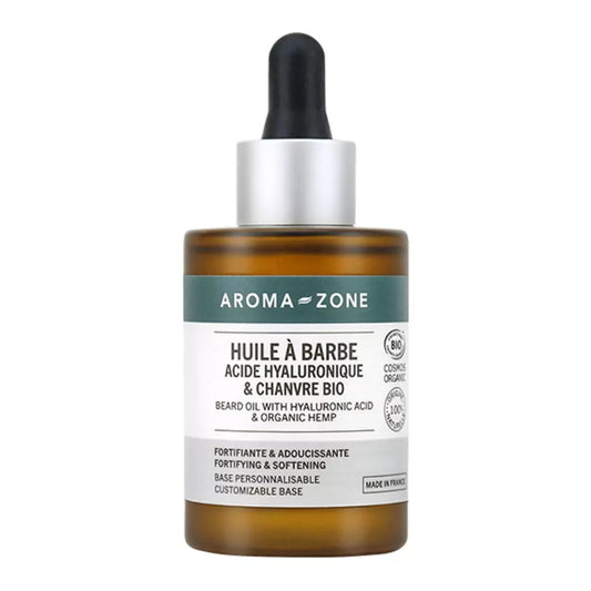 Aroma-zone Huile À Barbe Acide Hyaluronique Et Chanvre BIO - 50ML