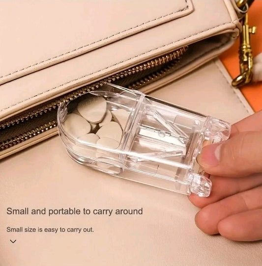 💊 Coupe-Comprimé Médicament Bleu – Pratique, Précis et Compact ! 💊 Maison