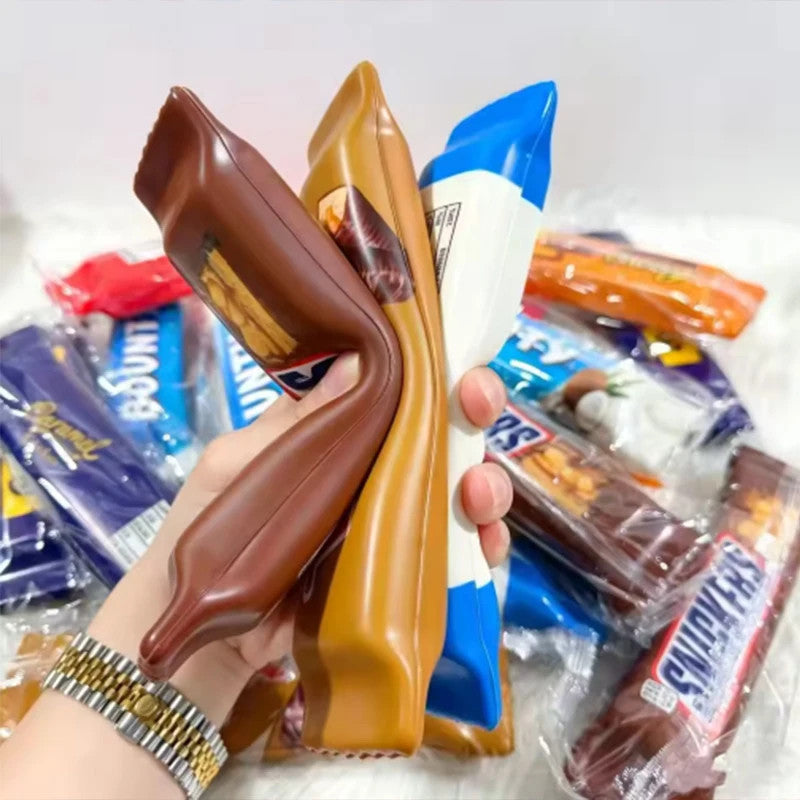 🍫 Jouet Anti-Stress Squishy Bâton de Beurre Chocolaté Remontée Lente