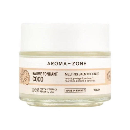 AROMA-ZONE Baume fondant Karité & Coco BIO 100g HYDRATNTE NOURRISSANTE