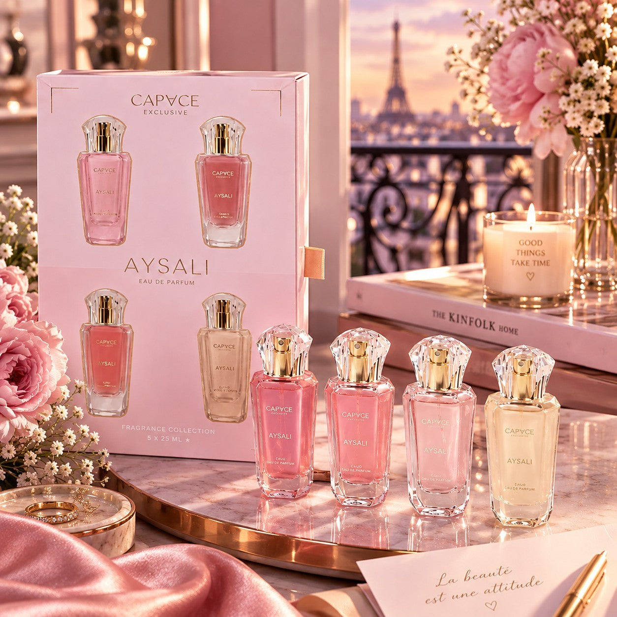Coffret Eau de Parfum Capace Exclusive Aysali 4x30ml Vanille Marshmallow Femme