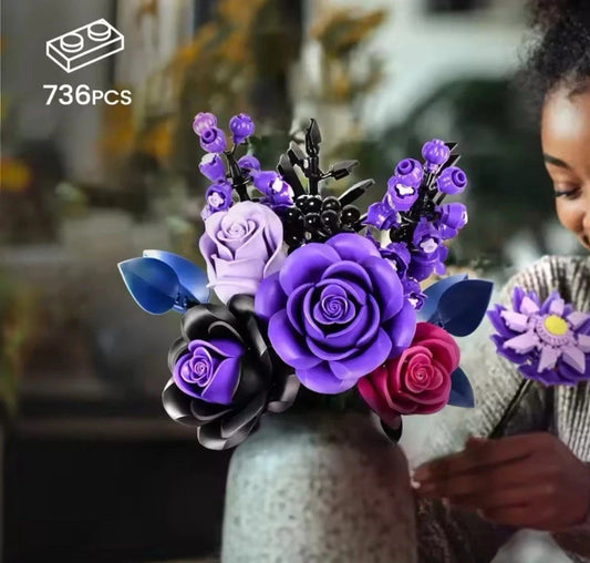 Jeux Assemblage Décoration Fleurs Bouquet Éternel , Jeux Adultes Et Enfant