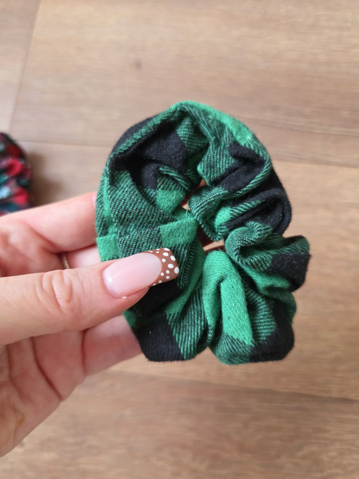 Élastique Chouchou De Noël  Cadeau Offre Fête Accessoires Cheveux Femme Fille X2