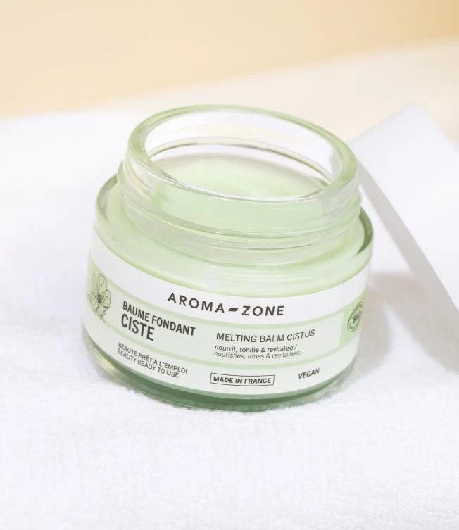 AROMA-ZONE Baume fondant Karité & Ciste BIO nourrie tonifie revitalise -