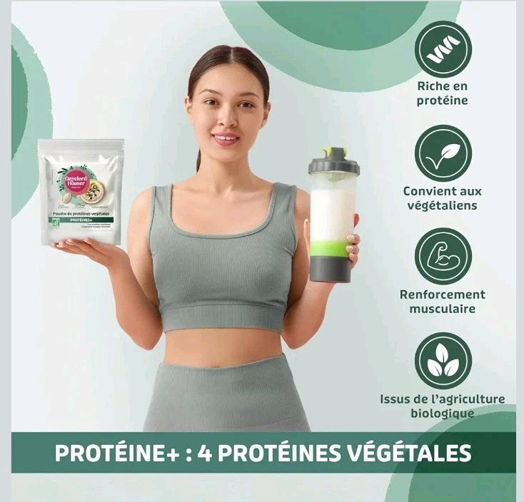 GAYELORD HAUSER – Poudre de Protéines Végétales Bio – 200 g  - 16g DE Protéines 