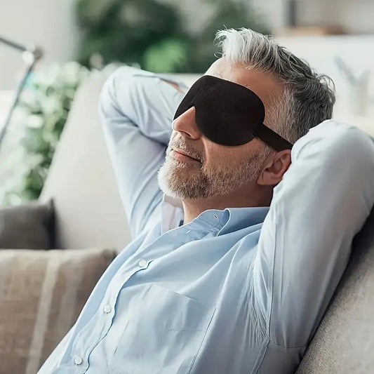 Bandeau Pour Dormir 3D Masque De Sommeil Réparateur Cache Yeux Nuit Confortable