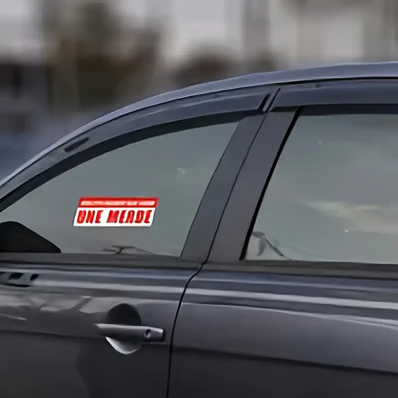 Lot de 5 autocollants dissuasifs pour voiture -garé comme une merde - car - auto