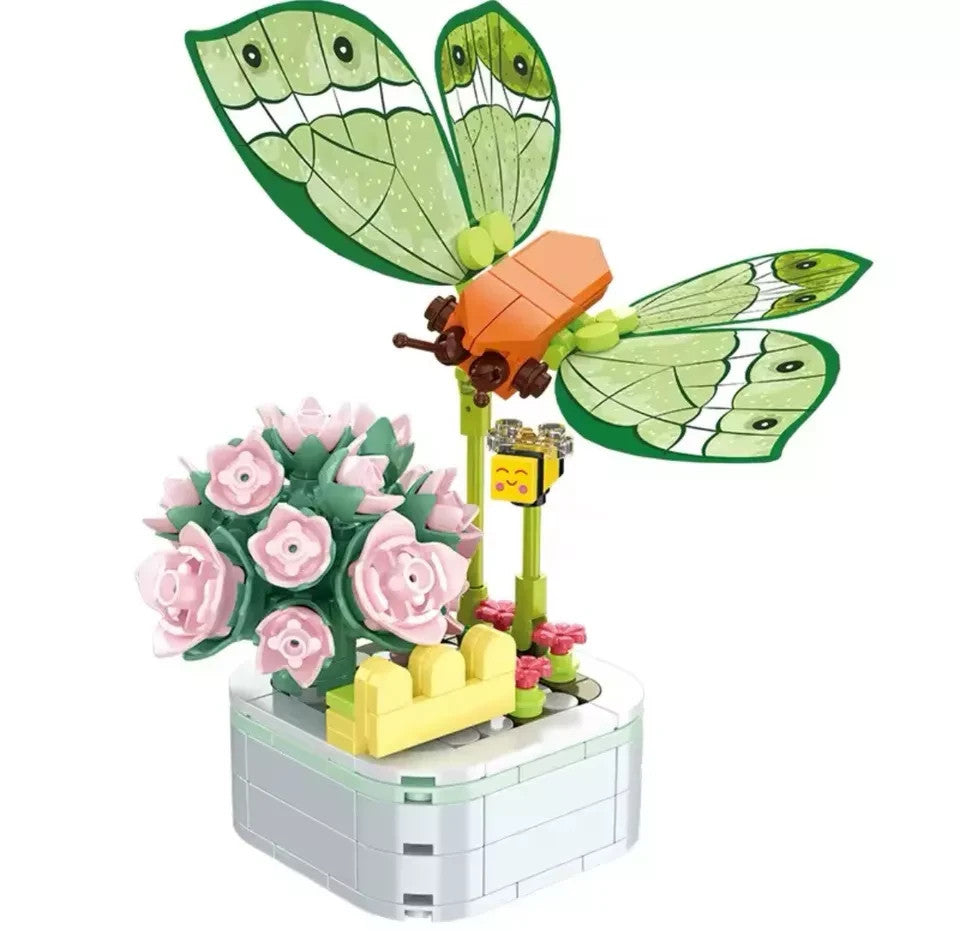 Jeux Assemblage Décoration Fleurs Mini Insect  , Jeux Adultes Et Enfant aléatoir