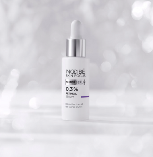 Sérum visage Nocibé 0.3% rétinol réduis les rides et les tâches brunes anti-âge