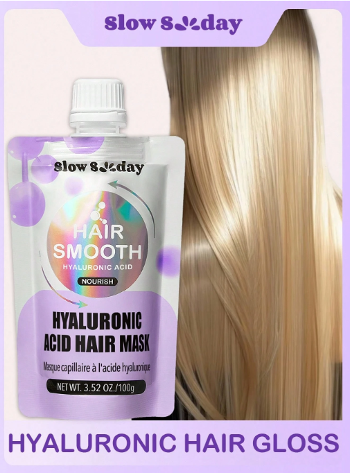 Masque cheveux à l'acide hyaluronique poche 100ml brillance douceur et réparatio